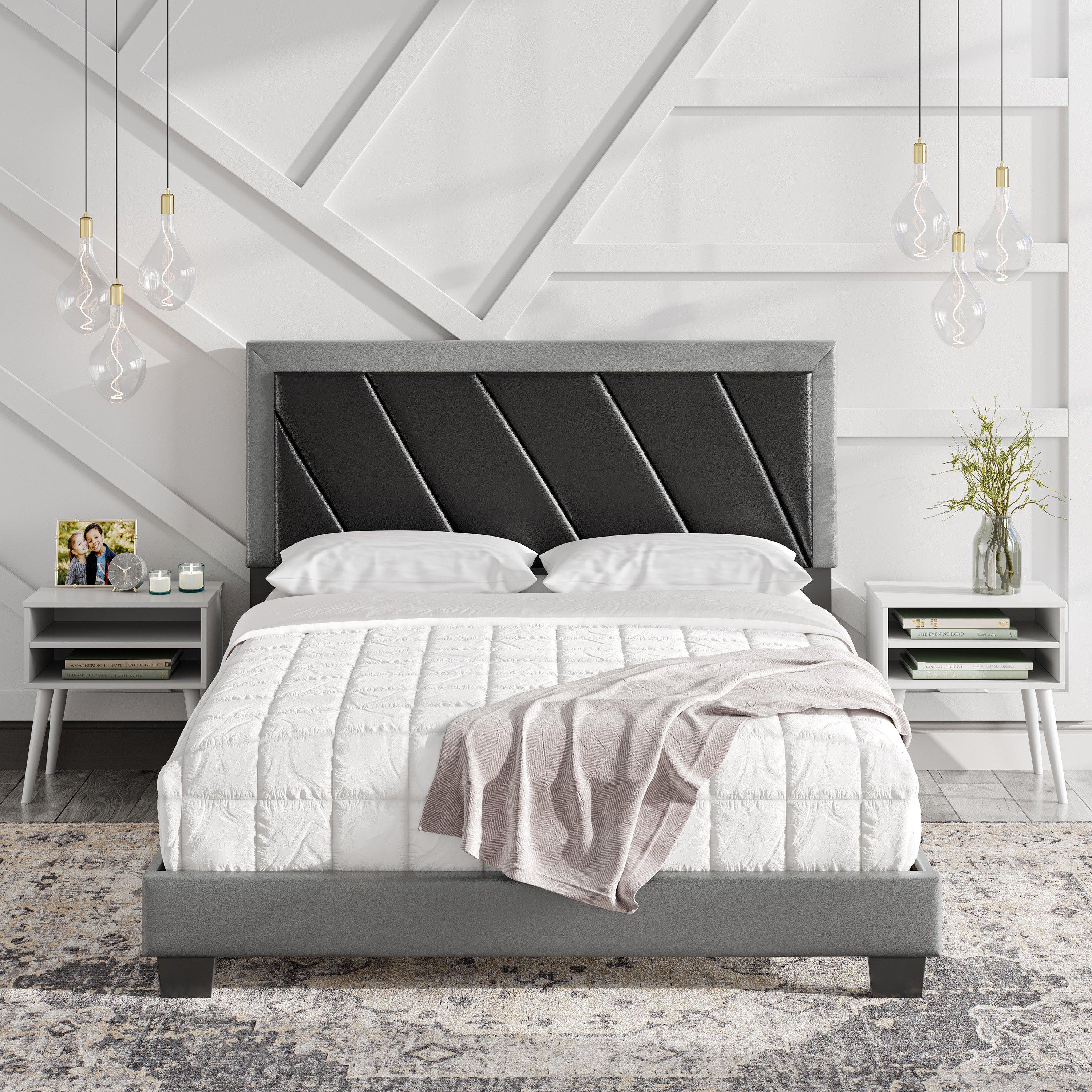 Salina upholstered deals platform bed